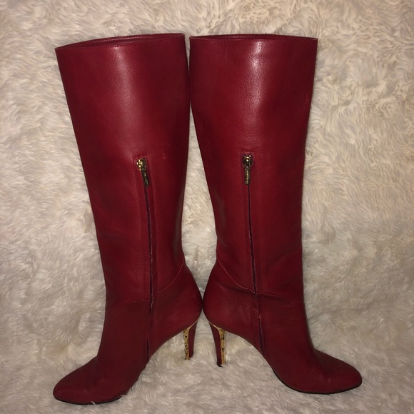 Jimmy Choo Red Boots - Picture 3 of 8